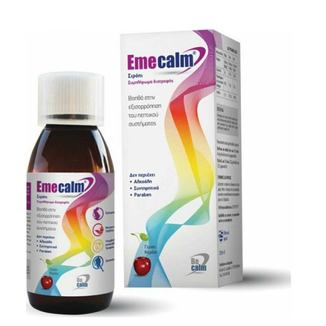 Becalm Emecalm Σιρόπι γεύση Κεράσι 120ml